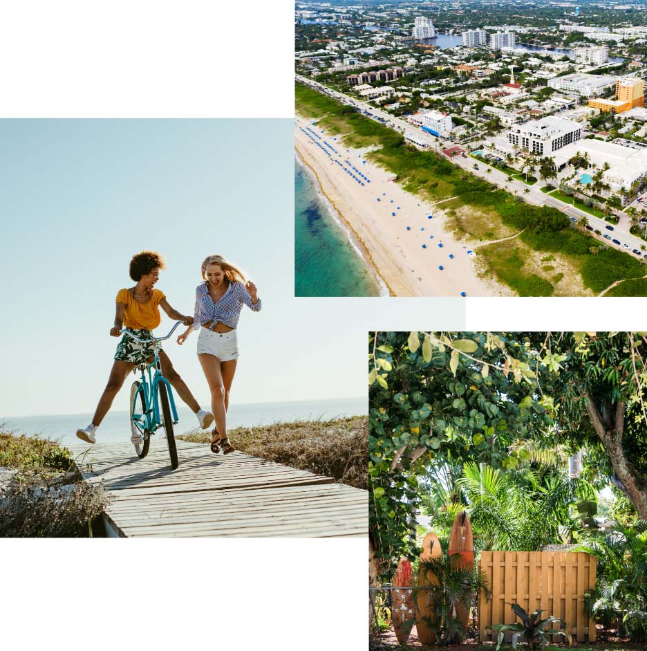 collage of Delray Beach sights