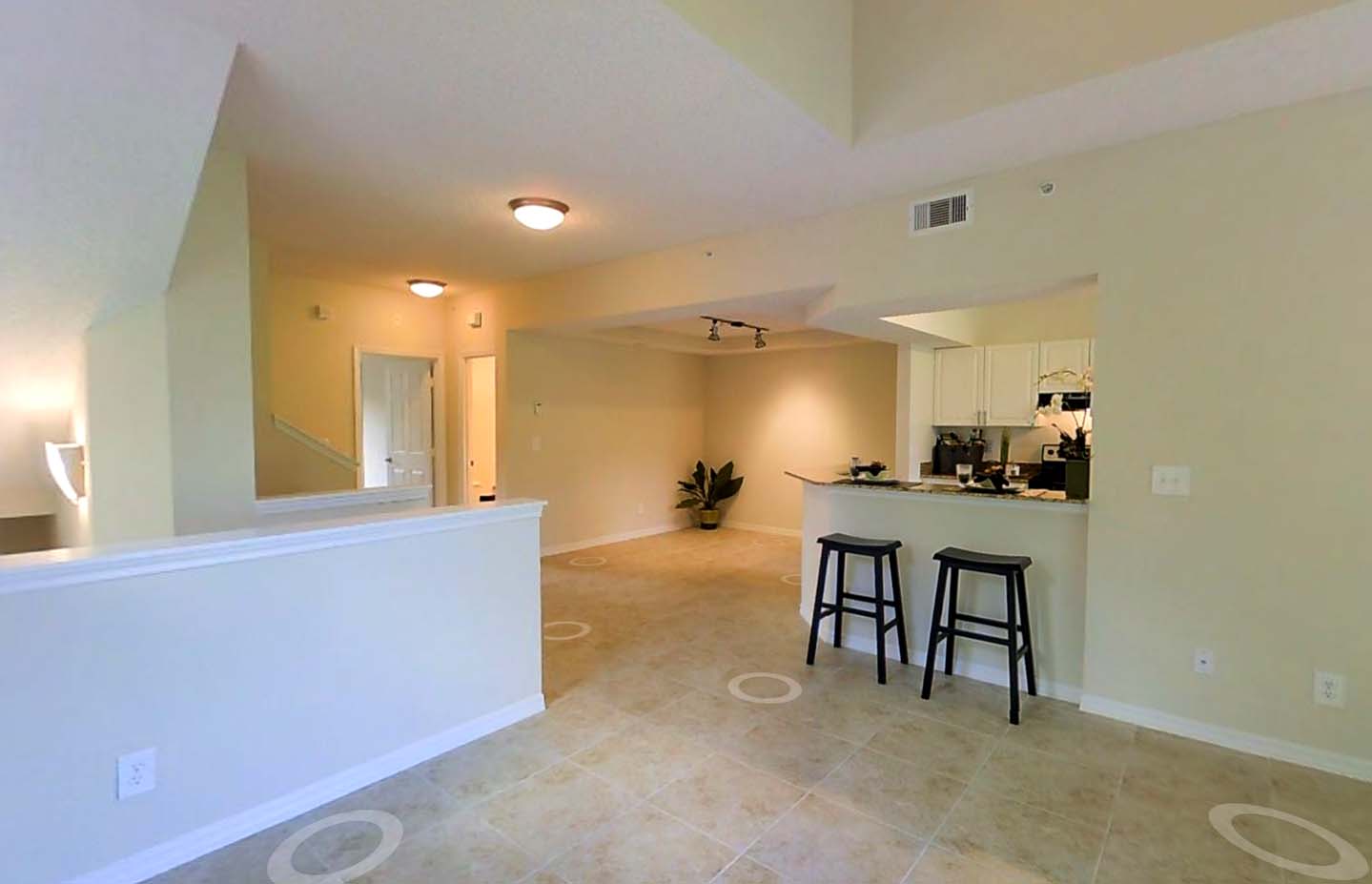 virtual tour of the Palermo floor plan at our apartments in Delray Beach, Florida